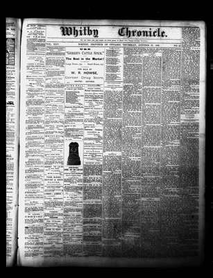 Whitby Chronicle, 27 Oct 1881