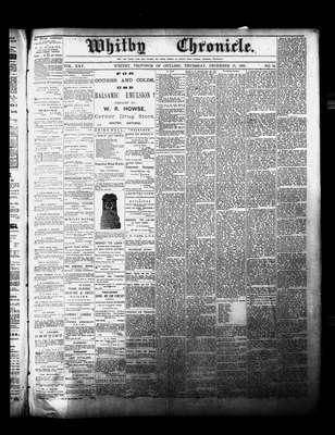 Whitby Chronicle, 15 Dec 1881