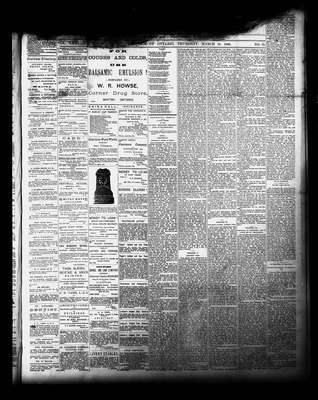 Whitby Chronicle, 16 Mar 1882