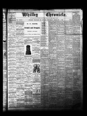 Whitby Chronicle, 1 Feb 1883