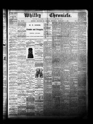 Whitby Chronicle, 15 Feb 1883