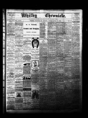 Whitby Chronicle, 20 Apr 1883