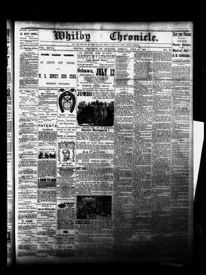 Whitby Chronicle, 6 Jul 1883