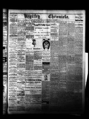 Whitby Chronicle, 21 Sep 1883