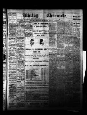 Whitby Chronicle, 5 Oct 1883