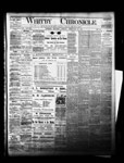 Whitby Chronicle, 29 Feb 1884