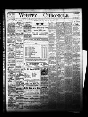 Whitby Chronicle, 14 Mar 1884