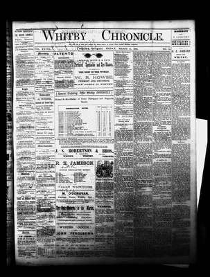 Whitby Chronicle, 21 Mar 1884