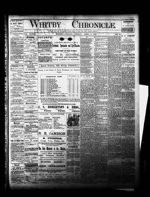 Whitby Chronicle, 11 Apr 1884