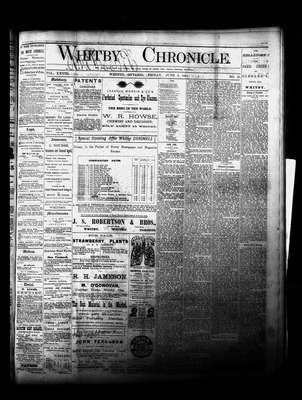 Whitby Chronicle, 6 Jun 1884