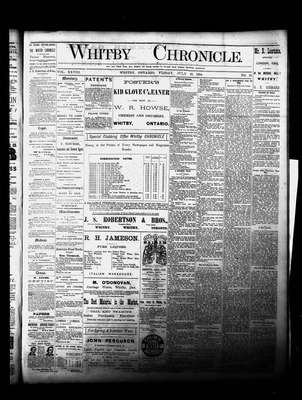 Whitby Chronicle, 25 Jul 1884