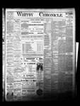 Whitby Chronicle, 1 Aug 1884
