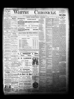 Whitby Chronicle, 5 Sep 1884