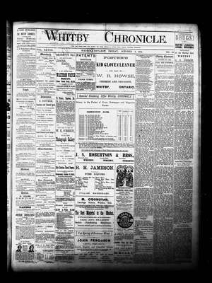 Whitby Chronicle, 3 Oct 1884