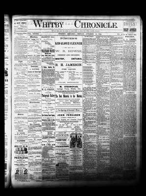 Whitby Chronicle, 10 Oct 1884