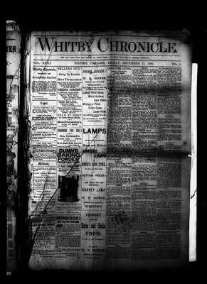 Whitby Chronicle, 17 Dec 1886