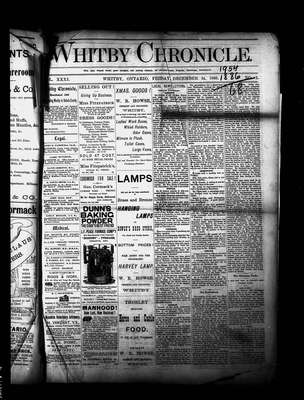 Whitby Chronicle, 24 Dec 1886