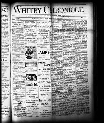 Whitby Chronicle, 25 Mar 1887