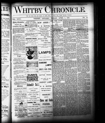 Whitby Chronicle, 1 Apr 1887