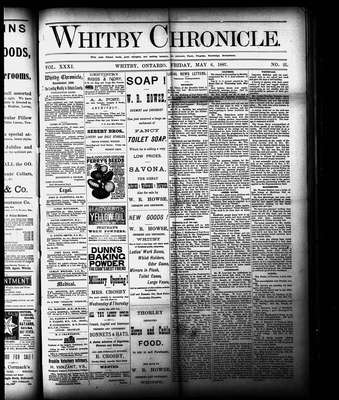 Whitby Chronicle, 6 May 1887