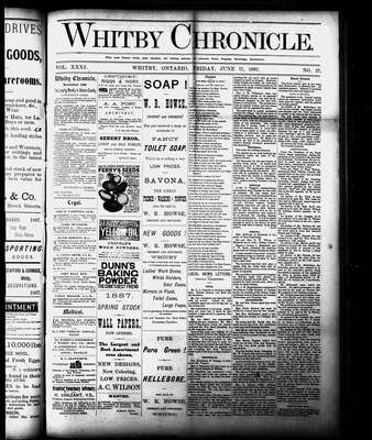 Whitby Chronicle, 17 Jun 1887