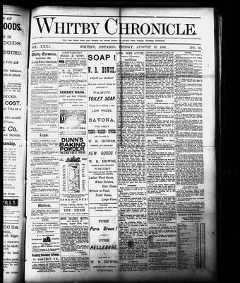 Whitby Chronicle, 19 Aug 1887