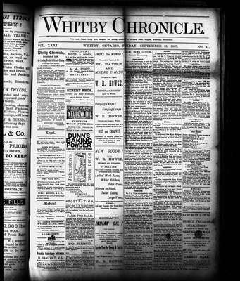 Whitby Chronicle, 23 Sep 1887