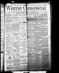 Whitby Chronicle, 4 Nov 1887