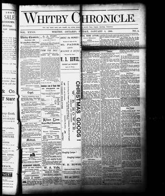 Whitby Chronicle, 6 Jan 1888