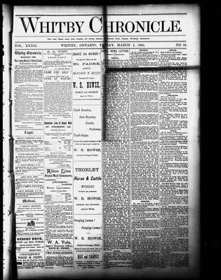 Whitby Chronicle, 2 Mar 1888