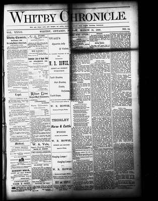 Whitby Chronicle, 16 Mar 1888