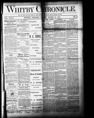 Whitby Chronicle, 23 Mar 1888