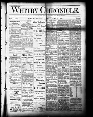 Whitby Chronicle, 15 Jun 1888