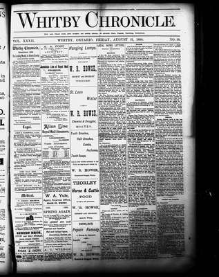 Whitby Chronicle, 31 Aug 1888