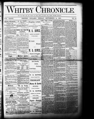 Whitby Chronicle, 14 Sep 1888