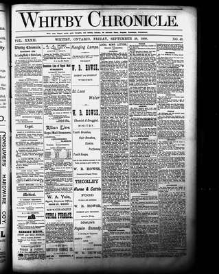 Whitby Chronicle, 28 Sep 1888