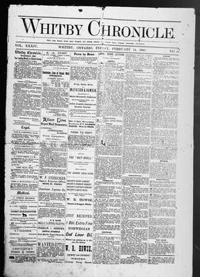 Whitby Chronicle, 14 Feb 1890