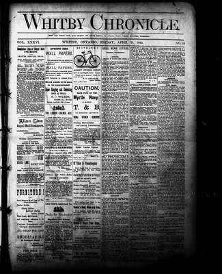 Whitby Chronicle, 15 Apr 1892