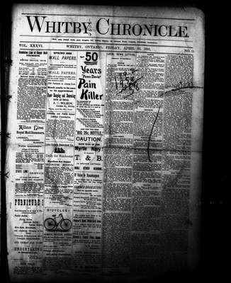 Whitby Chronicle, 29 Apr 1892