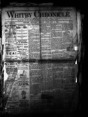 Whitby Chronicle, 9 Feb 1894