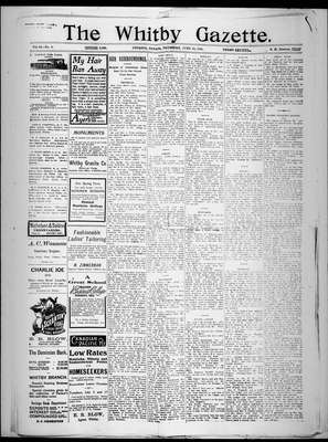 Whitby Gazette, 28 Jun 1906