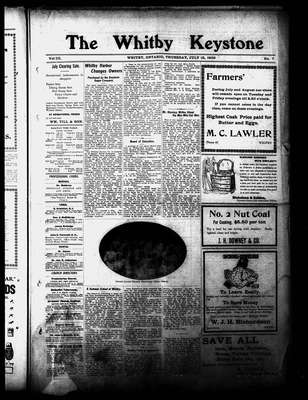 Whitby Keystone, 13 Jul 1905