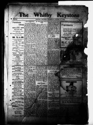 Whitby Keystone, 31 Aug 1905