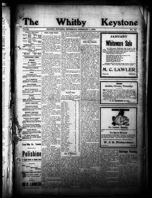 Whitby Keystone, 1 Feb 1906