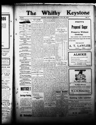 Whitby Keystone, 26 Jul 1906