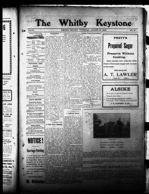 Whitby Keystone, 23 Aug 1906