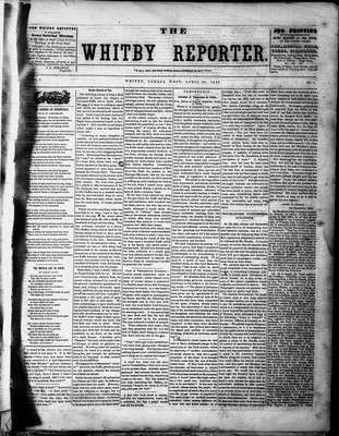 Whitby Reporter, 20 Apr 1850