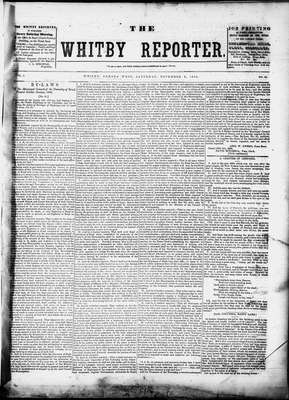 Whitby Reporter, 9 Nov 1850