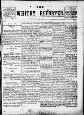 Whitby Reporter, 16 Nov 1850