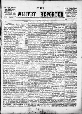 Whitby Reporter, 30 Nov 1850